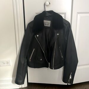 Levi’s faux leather jacket